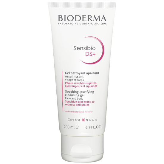 Bioderma Sensibio DS+ Gel Moussant Καθαριστικό Τζελ Κατά της Ερυθρότητας & της Ξηροδερμίας 200ml